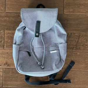 SOLD Everlane Modern Twill Single Snap Backpack Large - Reverse Denim